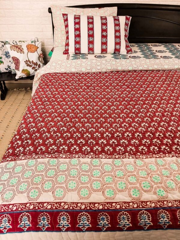 Maroon Cotton Quilt