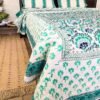 mor bagh green quilt