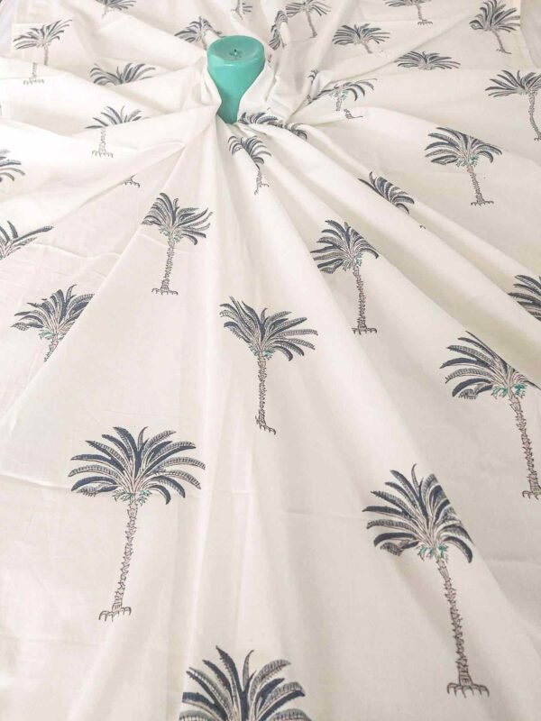 palm tree women cotton fabric3