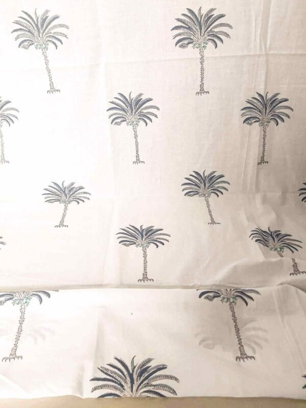 palm tree women cotton fabric4