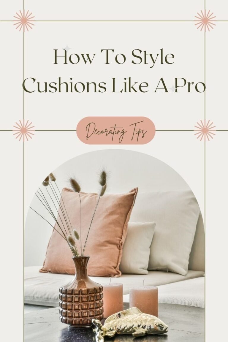 how to style cushions like a pro